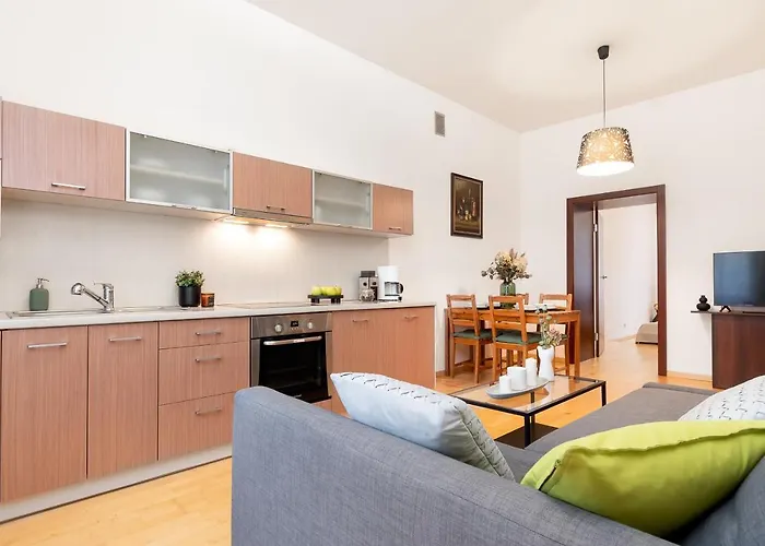 Przytulnie I Naturalnie — Balkon Apartment Krakau